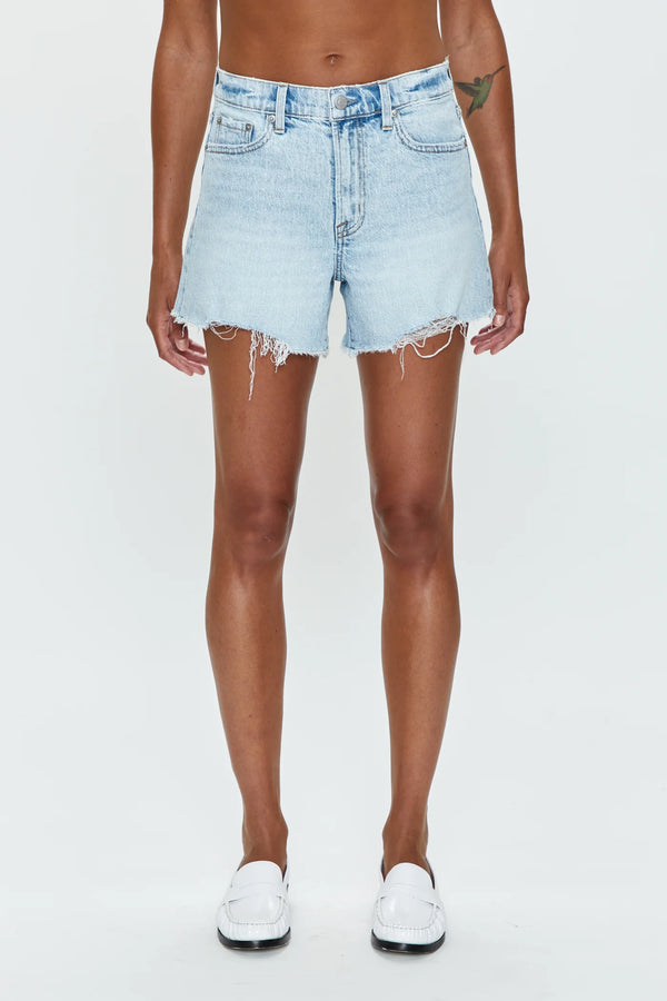 PISTOLA: KENNEDY RELAXED MID RISE CUT OFF SHORT