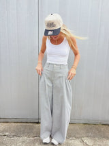 Stripe Wide Pants