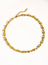Denise 18K Gold Non-Tarnish Bold Chain Necklace: Yellow Gold