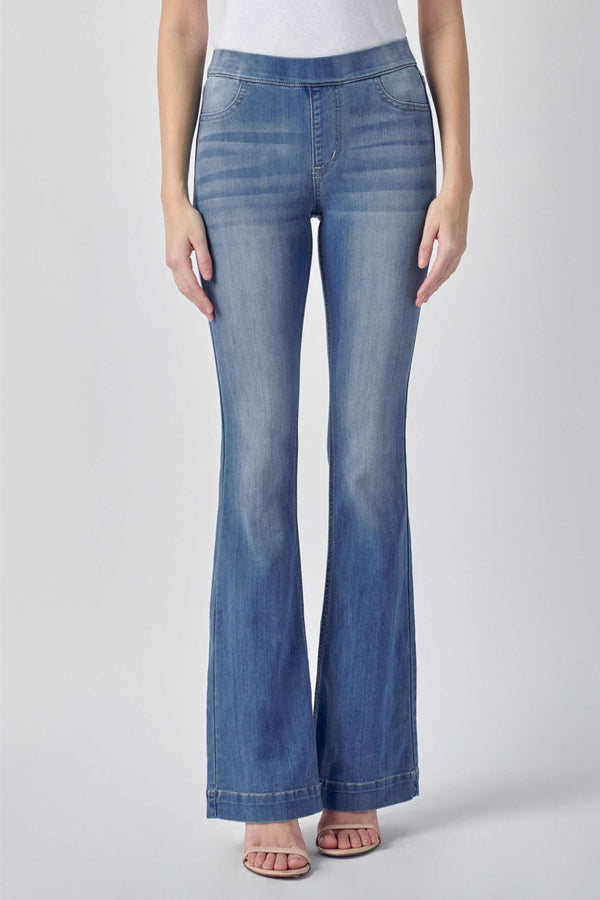 Medium Mid Rise Flare Jegging (open pack) [AB35324 sbs]: S