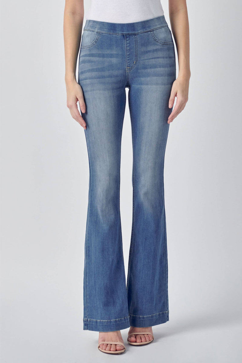 Medium Mid Rise Flare Jegging (open pack) [AB35324 sbs]: S