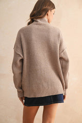 SWEATER TOP: CREAM / S