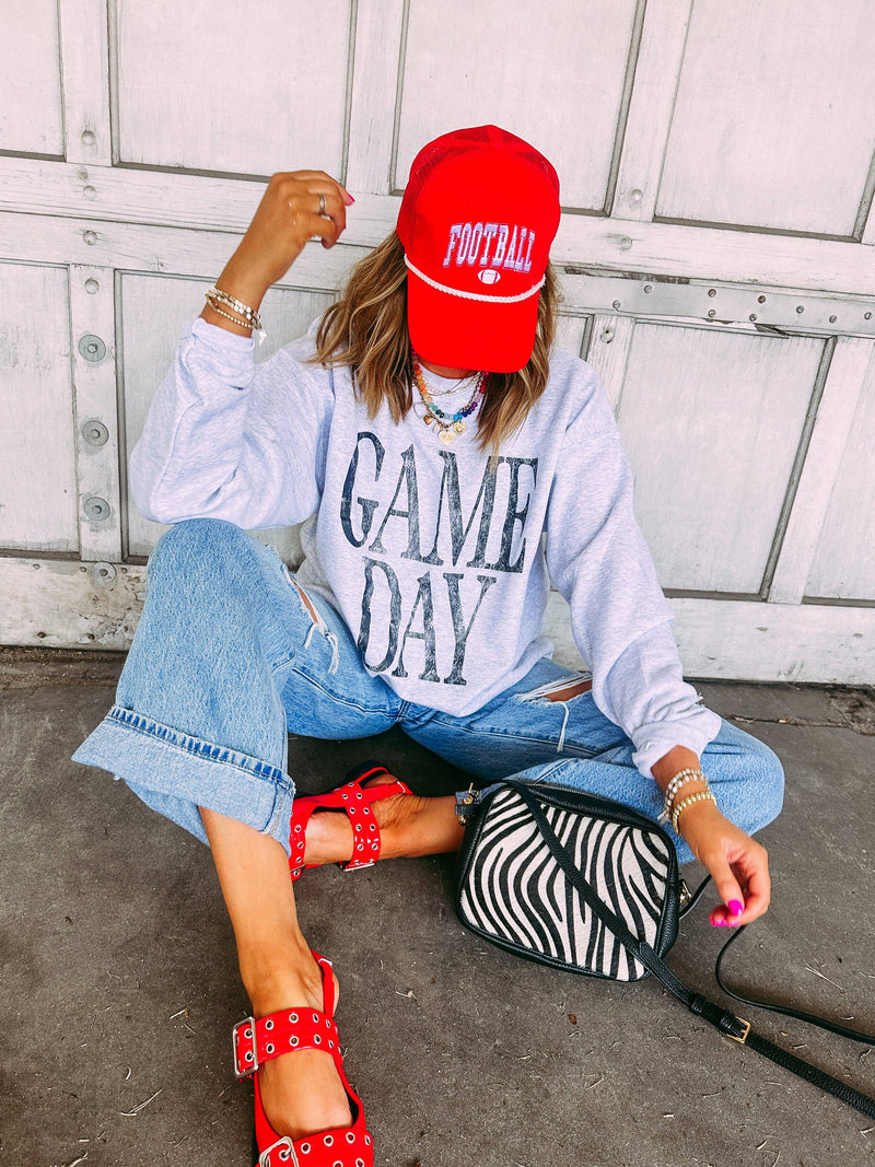 Game day sweatshirt - black: XXXL