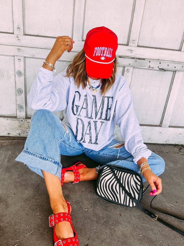 Game day sweatshirt - black: XL