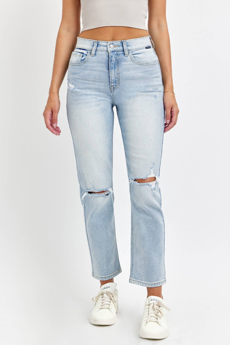 High Rise Straight Back Pockets [WV18628S-LTD2]: 1