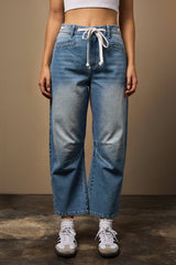 BARREL JEANS: LT DENIM / L