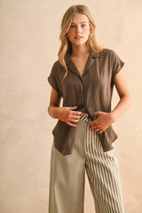 BUTTON DOWN SHIRTS: Black / L