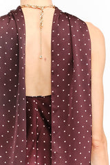 Penny Dress: BURGUNDY / XS