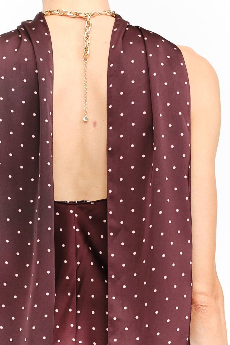 Penny Dress: BURGUNDY / M York Laine Penny Dress: BURGUNDY / M York Laine