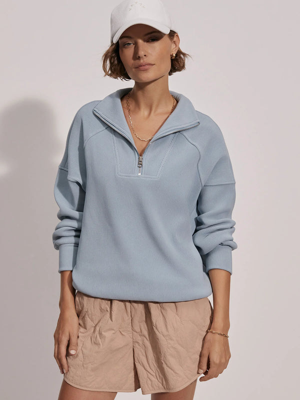 VARLEY: RHEA HALF-ZIP SWEAT