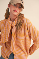 CARDIGAN: Red Burgundy / L