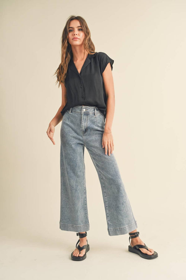 BUTTON DOWN SHIRTS: Black / M