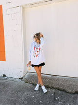Run the dang ball sweatshirt - ash: M