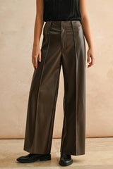 PLEATER WIDE STRAIGHT PANTS S