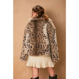 Wanderroot Faux Fur Jacket: TAUPE BROWN / S-M-L(2-2-2)