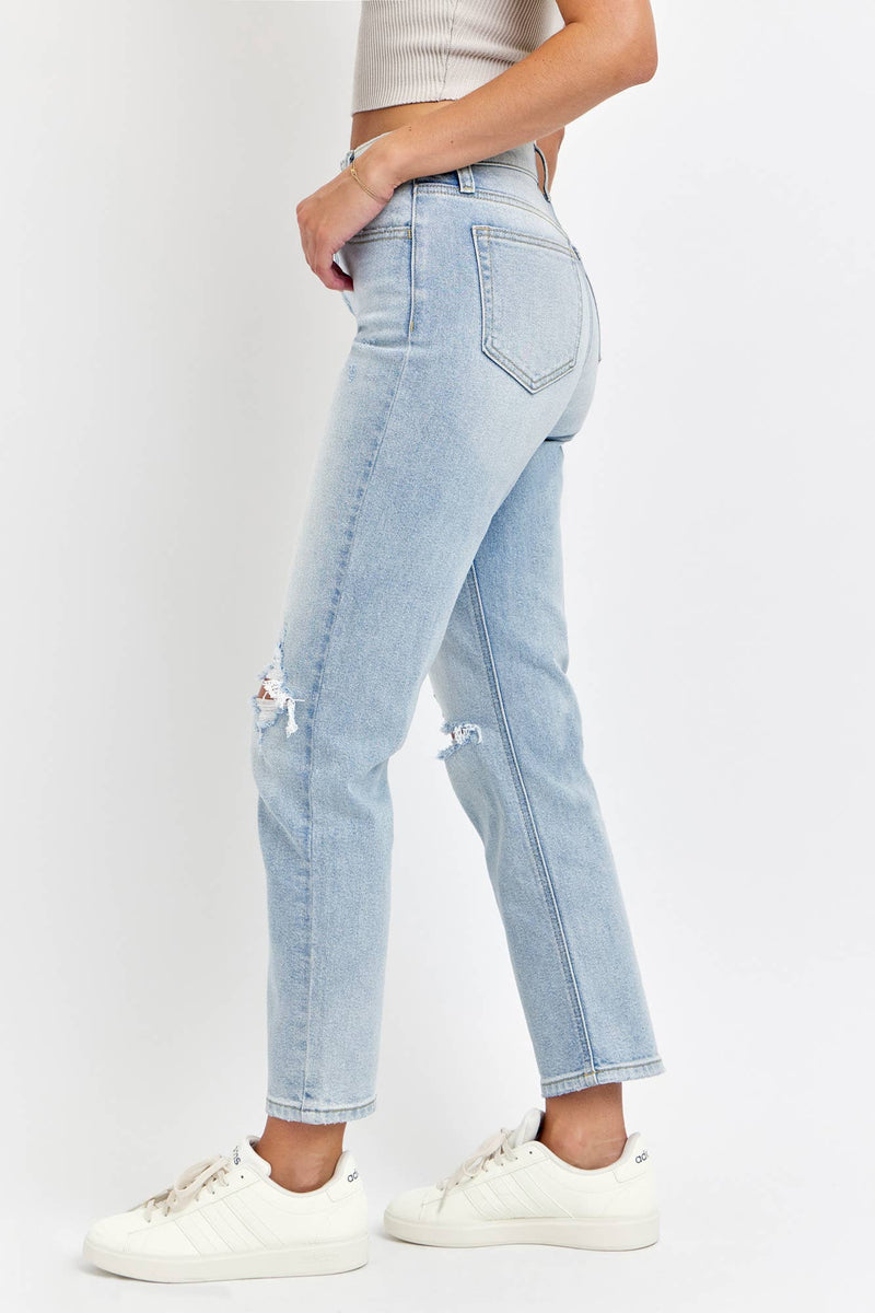 High Rise Straight Back Pockets [WV18628S-LTD2]: 1