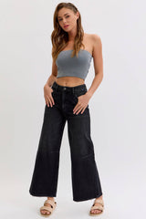 High Rise Crop Wide Leg [AM99748WB]: 9