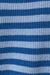 Raglan Long Sleeve Crew Neck Striped Sweater Cardigan