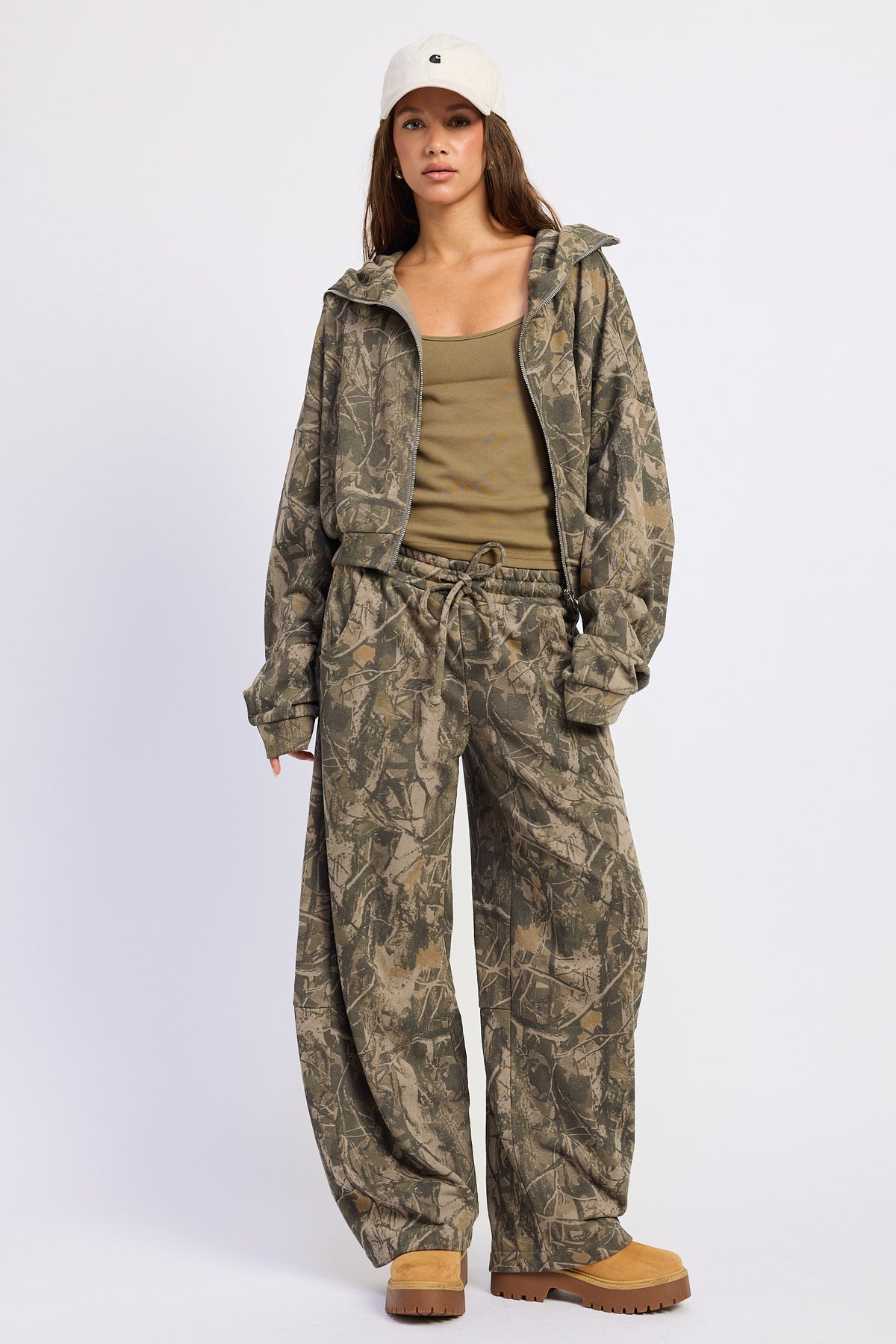 Zip Up Camo Jacket