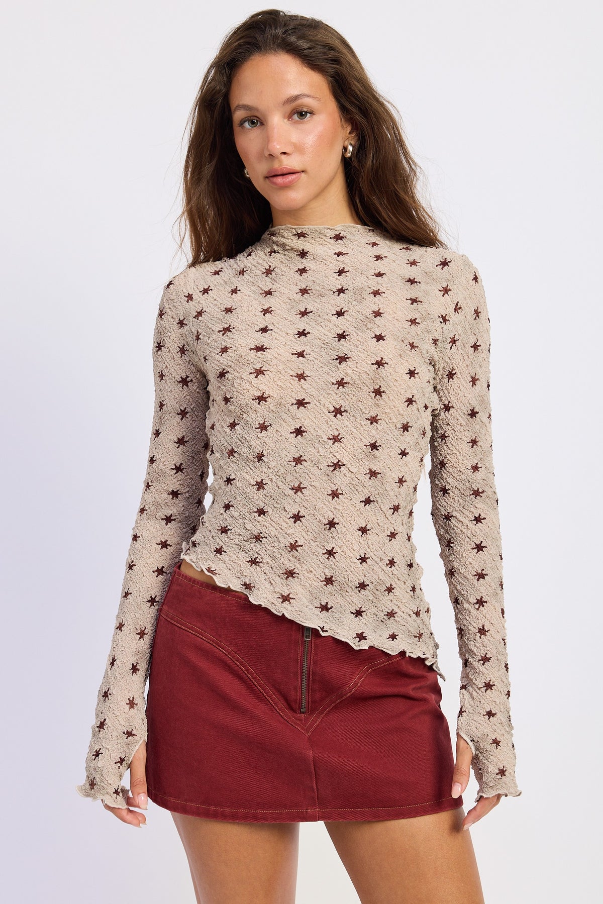 Asymmetrical Long Sleeve Top