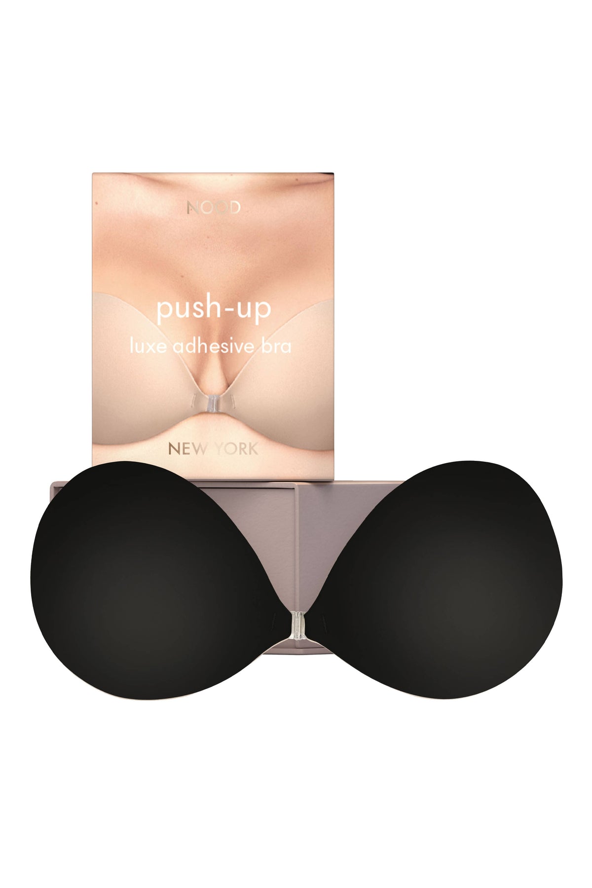 Push Up | Padded Adhesive Fabric Bra: No 3 Buff / C – view 8 – York Laine