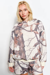 CAMRYN CAMO SWEATSHIRT S
