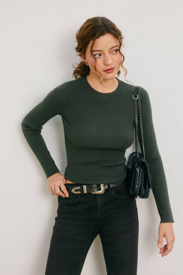 Anything Goes Crew Neck Light Sweater