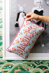 Manifest Needlepoint Pillow