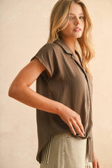 BUTTON DOWN SHIRTS: Black / L