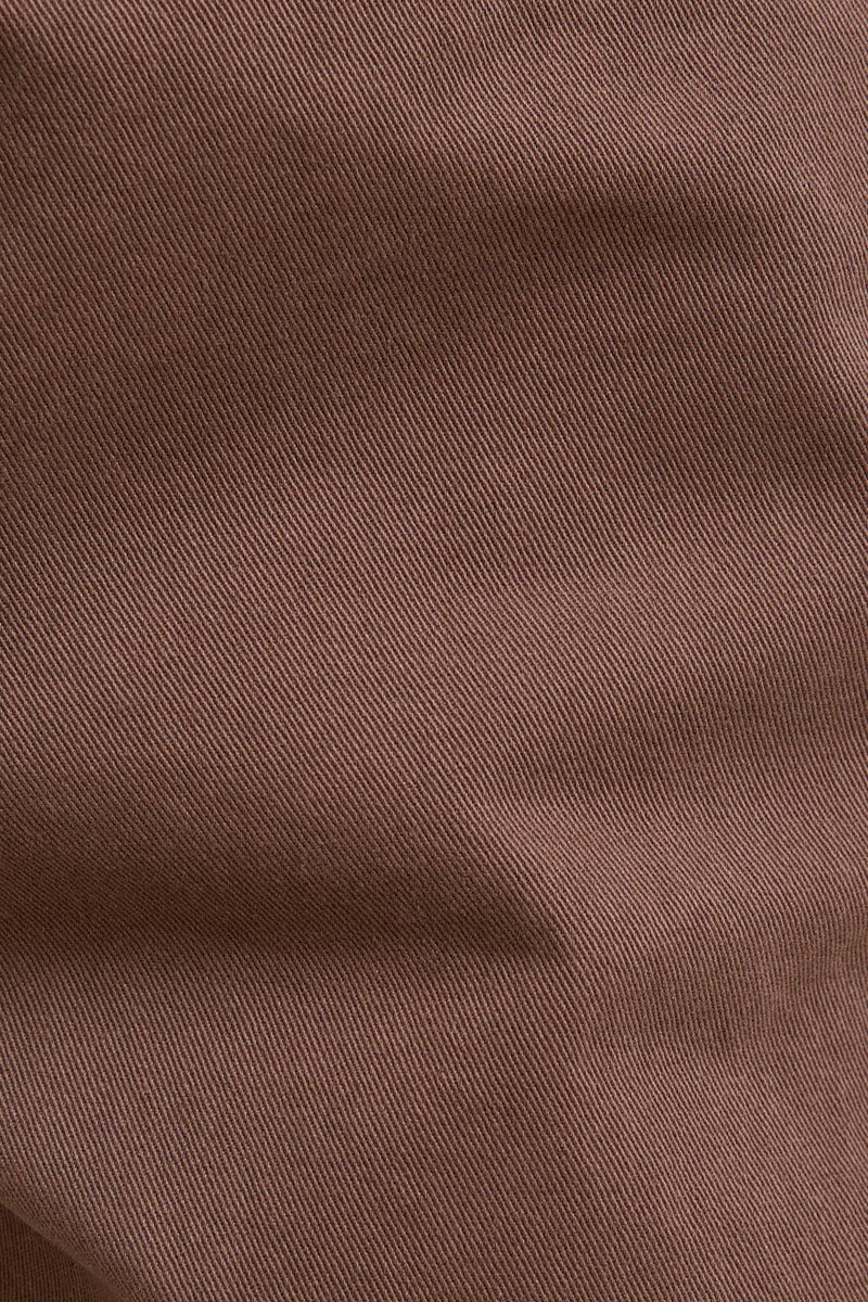 BARREL JEANS: CHOCOLATE / L