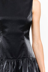 Luna Black Dress: BLACK / S
