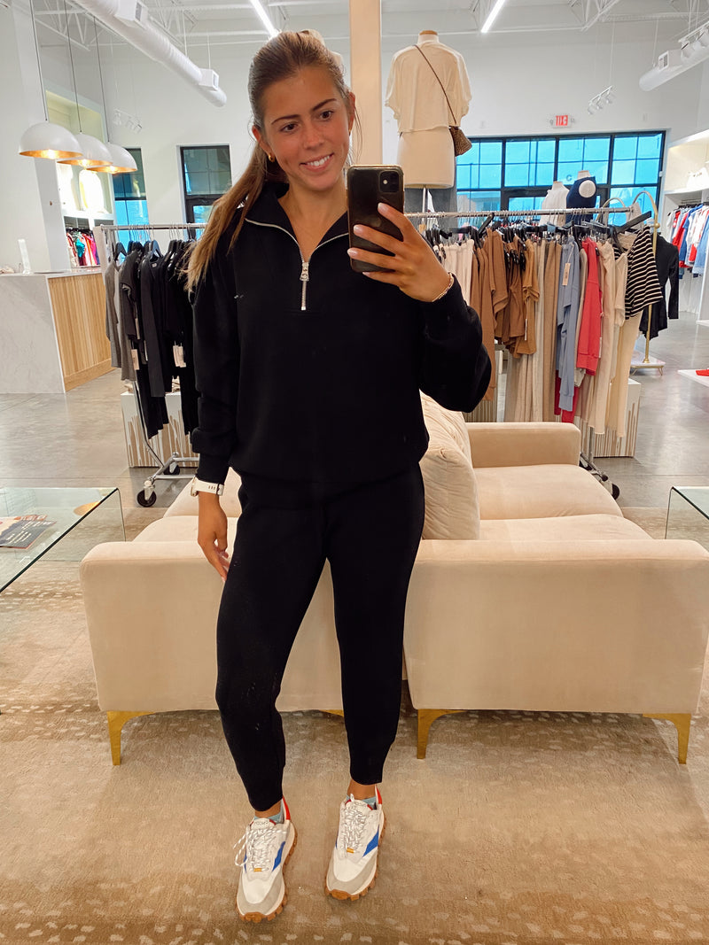 VARLEY: HAWLEY HALF ZIP SWEAT