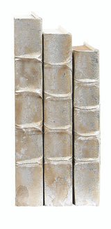 Silver Leaf Champagne Overlay Off-White Cover