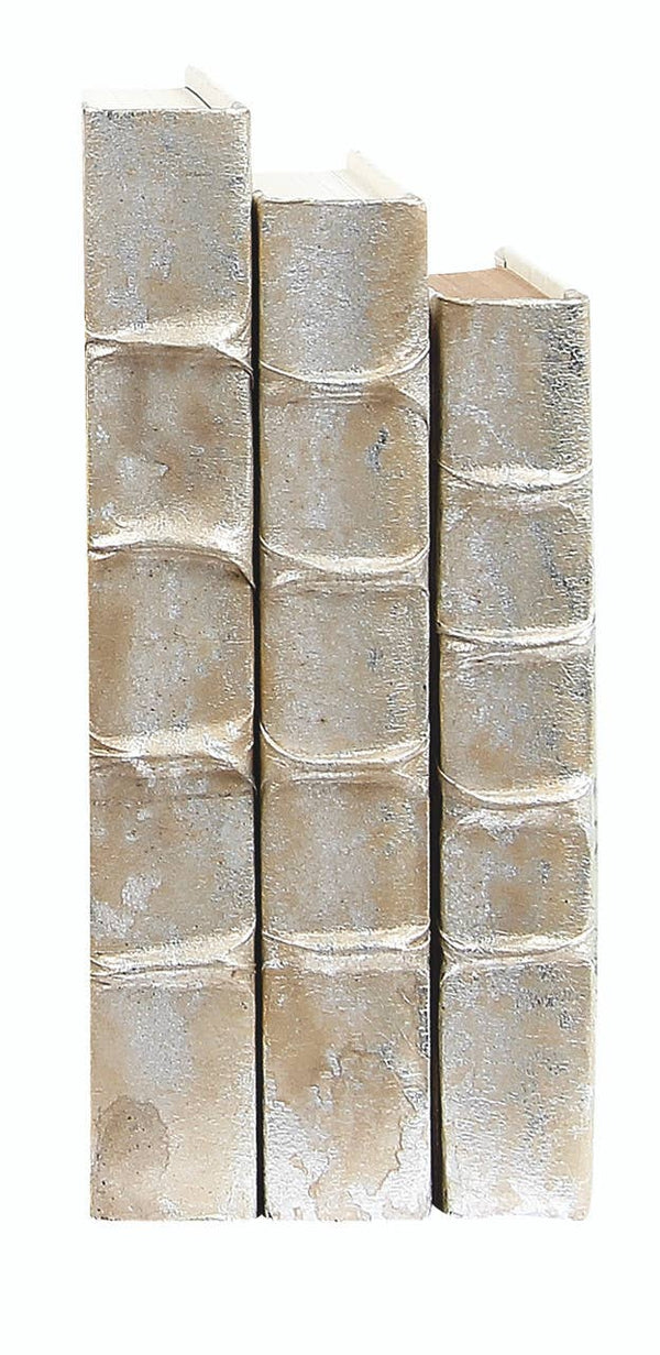 Silver Leaf Champagne Overlay Off-White Cover