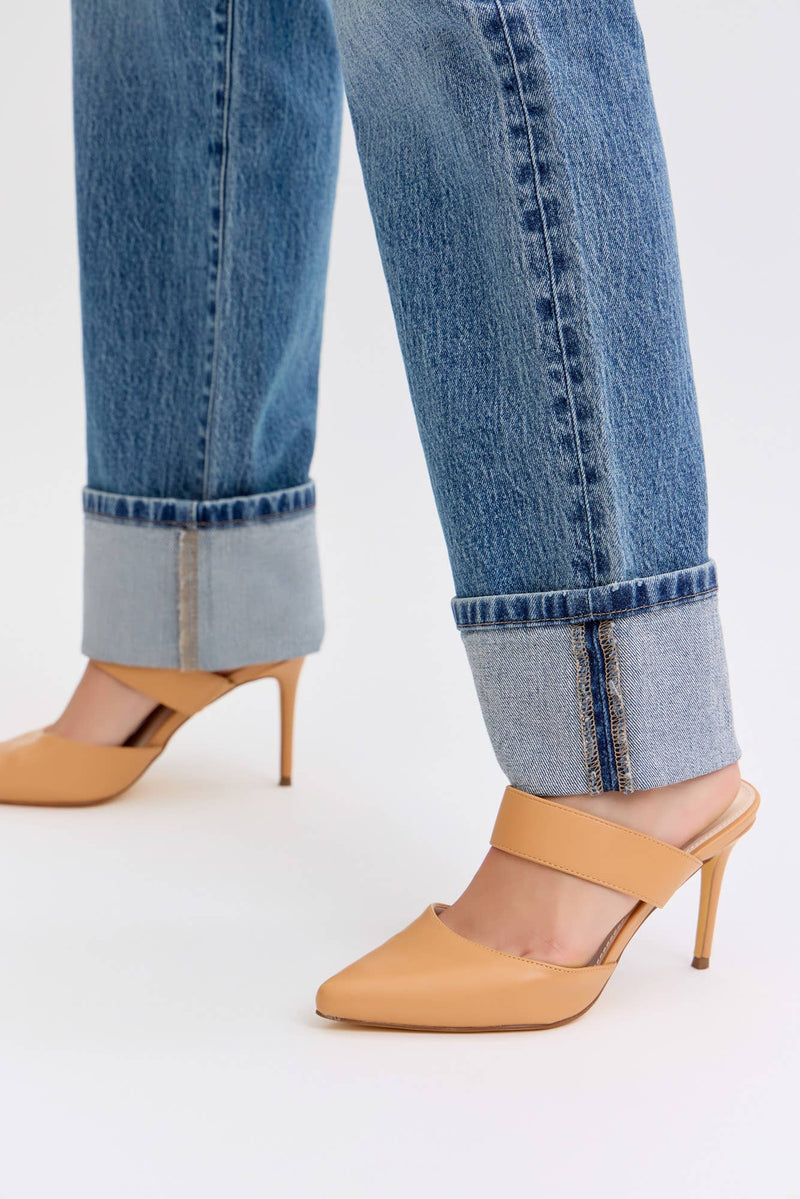 Super High Rise Dad Jean with Cuff [WV19817RS-M]: 3