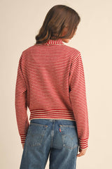 CARDIGAN: Red Burgundy / M