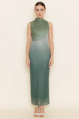 OMBRE SLEEVELESS LONG DRESS/ L