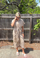 Tied Front Detailed Dress