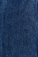 DENIM MINI DRESS WITH FRONT SNAP BUTTON CLOSURE: DENIM / S