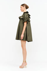 Sera Olive Dress: OLIVE / M