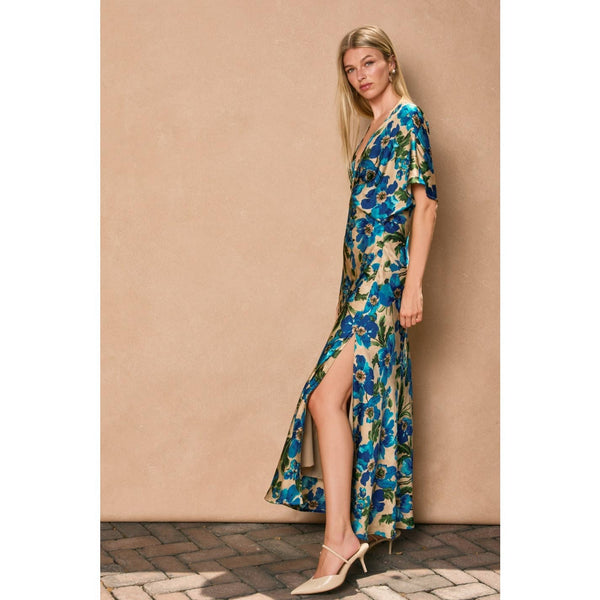 Ethereal Gardens Blouson Maxi Dress