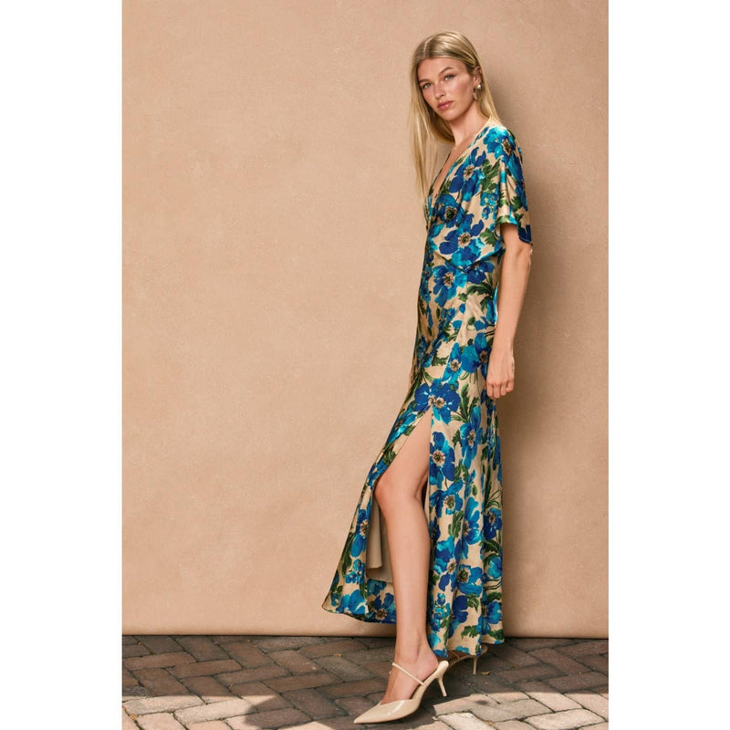 Ethereal Gardens Blouson Maxi Dress