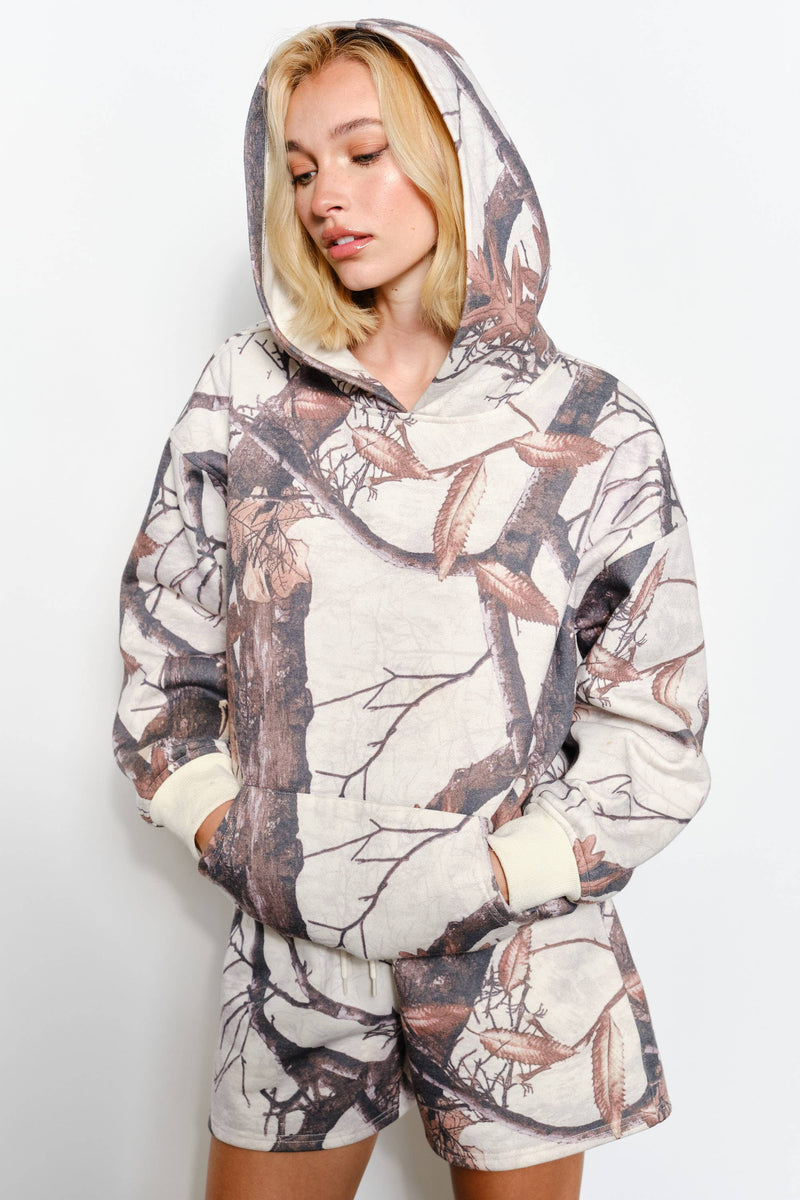 CAMRYN CAMO SWEATSHIRT M