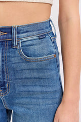 Super High Rise Dad Jean Dark Wash/9