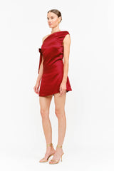 Topaz Dress: RED / S