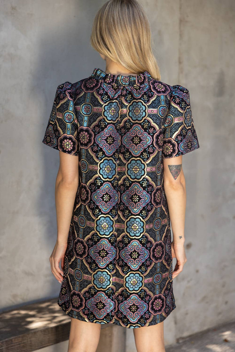 Mandala Jaquard Dress S