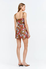 Romony Dress: BROWN / M