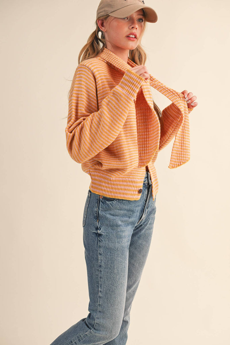 CARDIGAN: Red Burgundy / M