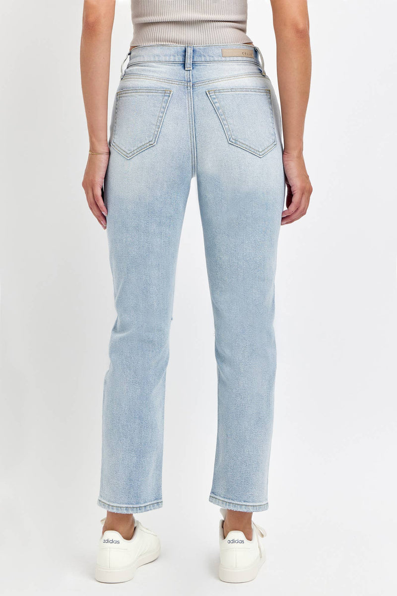 High Rise Straight Back Pockets [WV18628S-LTD2]: 1