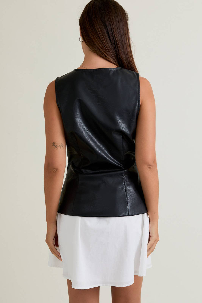 CONTRAST SKIRT MINI DRESS M